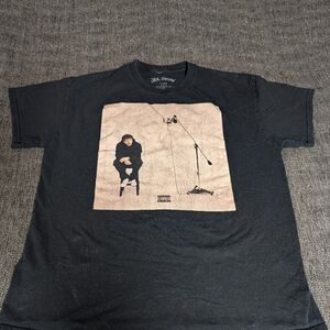 Harlow Black Short Sleeve Tee with Photo Graphic